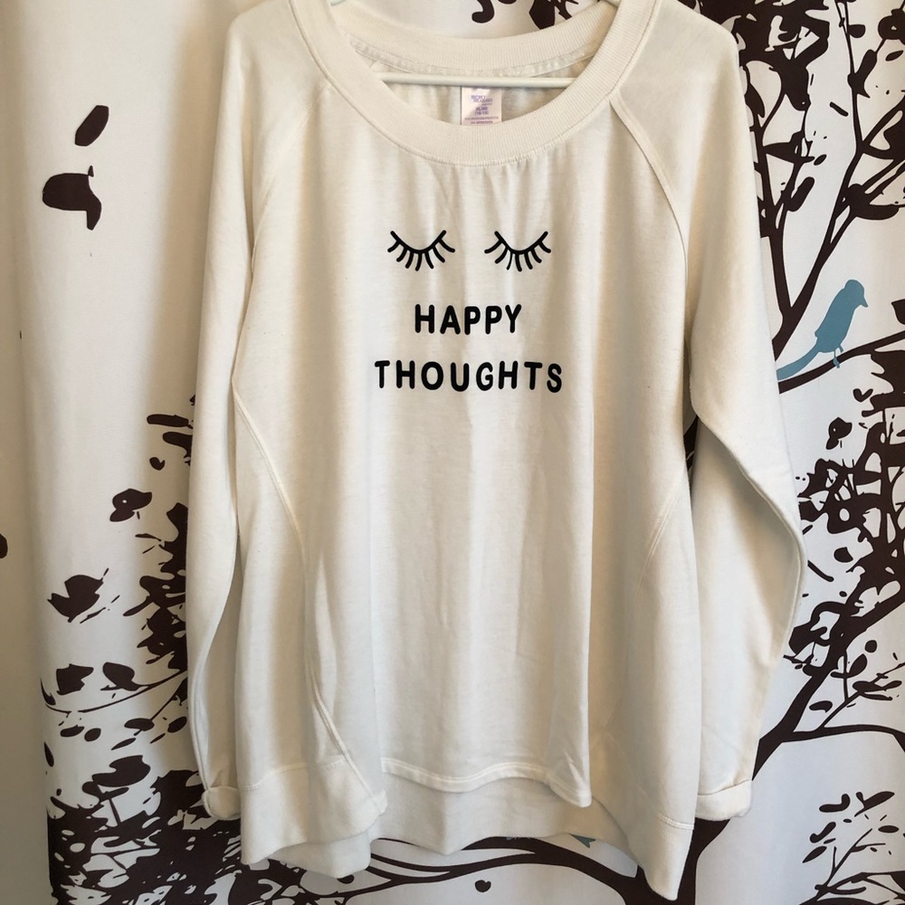 Super soft white sweatshirt